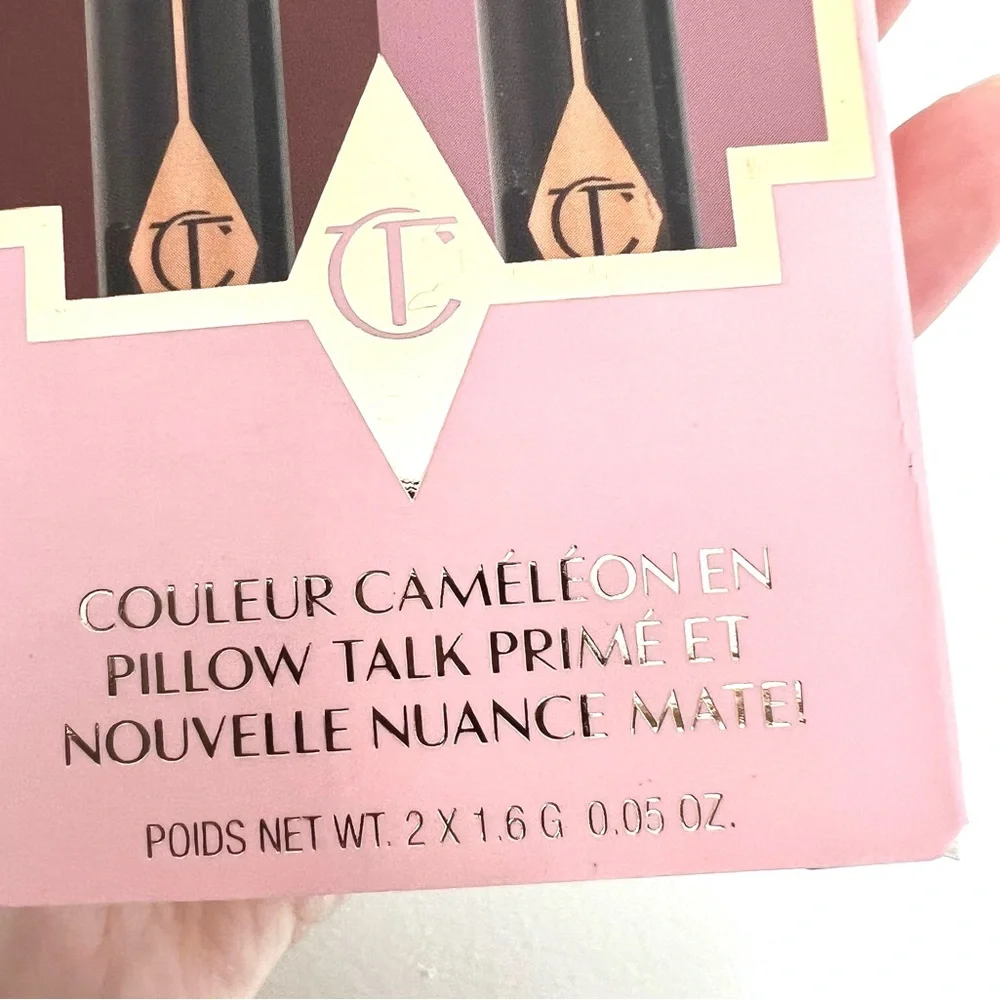 NIB Charlotte Tilbury Pillow Talk Eye Enhancing Duo Beauty Secrets Kit 3.2g